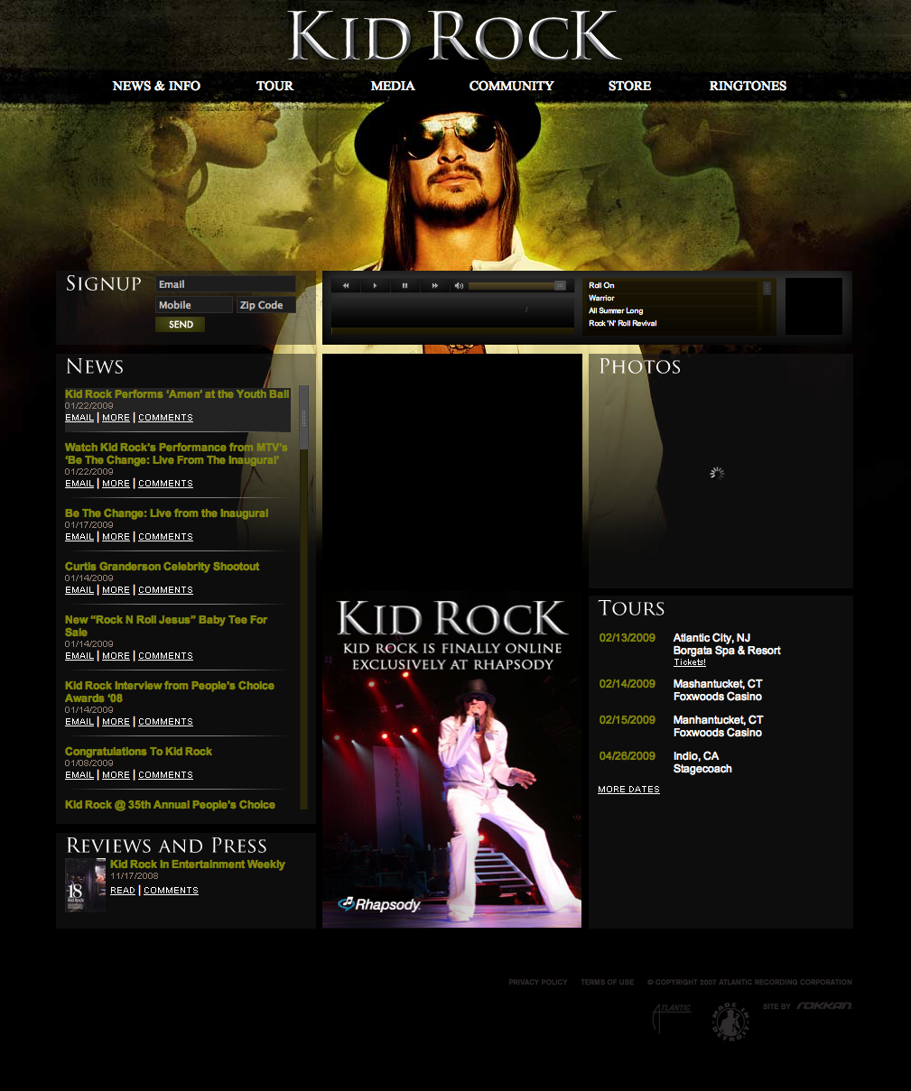 The Official Home of Kid Rock